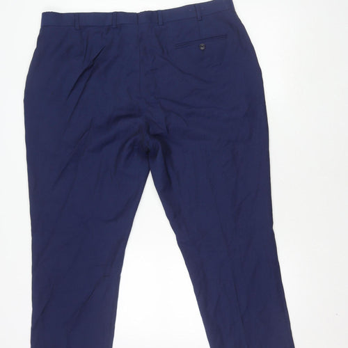 Charles Tyrwhitt Men's Blue Slim Fit Suit Trousers