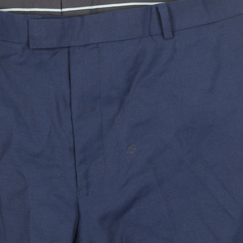 Charles Tyrwhitt Men's Blue Slim Fit Suit Trousers