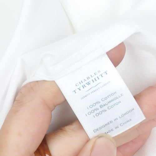 Charles Tyrwhitt Men's White Slim Fit Shirt 16.5
