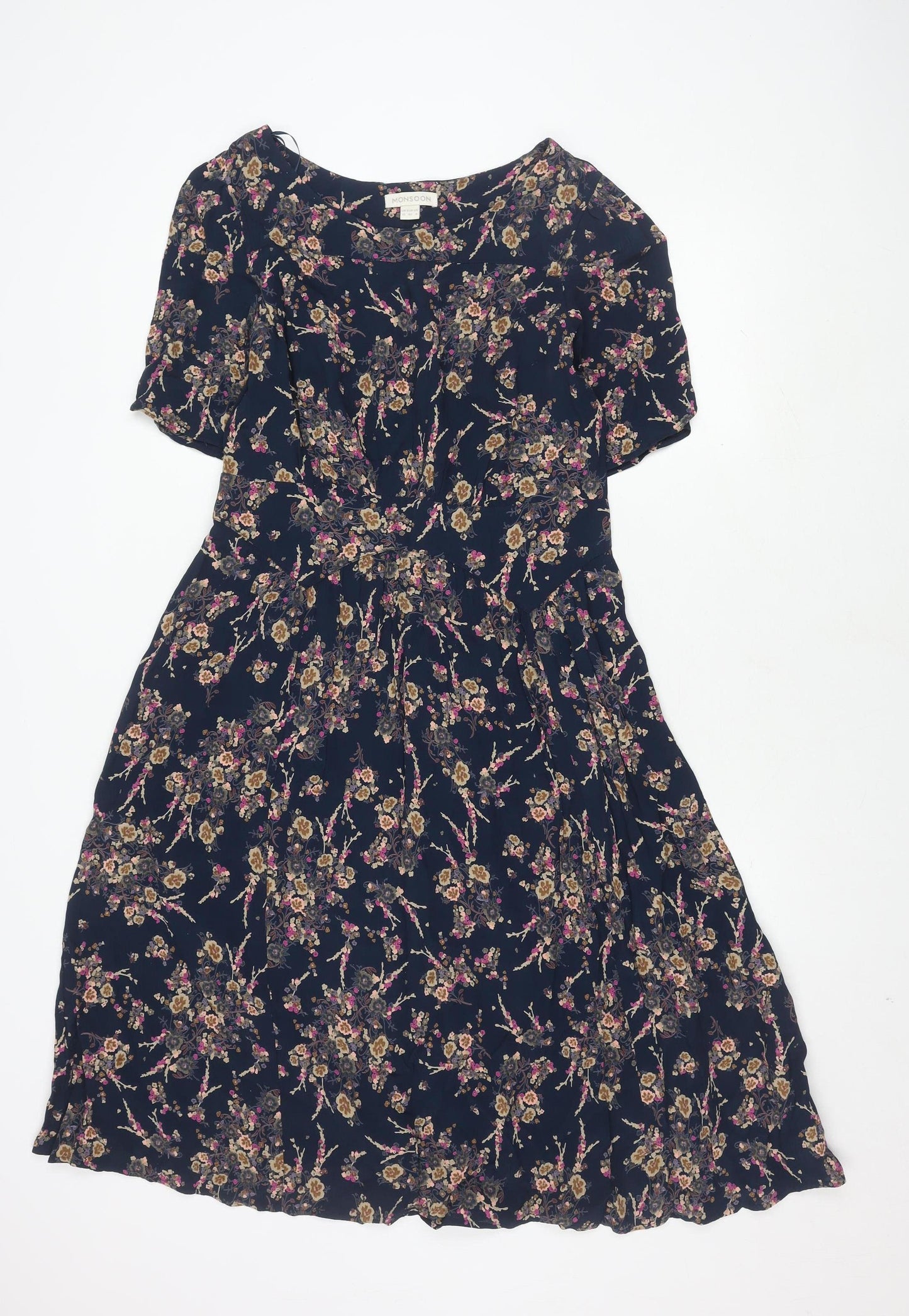 Monsoon Women's Floral Knee Length Dress Size 12