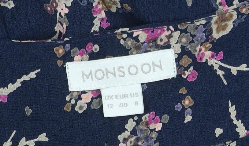 Monsoon Women's Floral Knee Length Dress Size 12