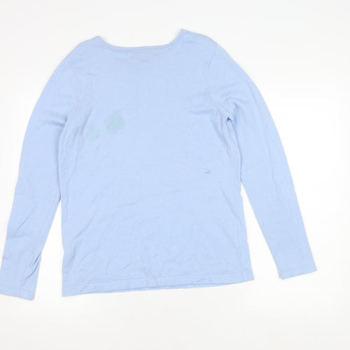 Crew Clothing Women's Blue Knit Jumper, Size 14