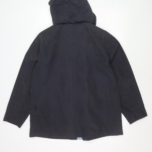 Katherine Hammond Women's Black Hooded Jacket Size 16