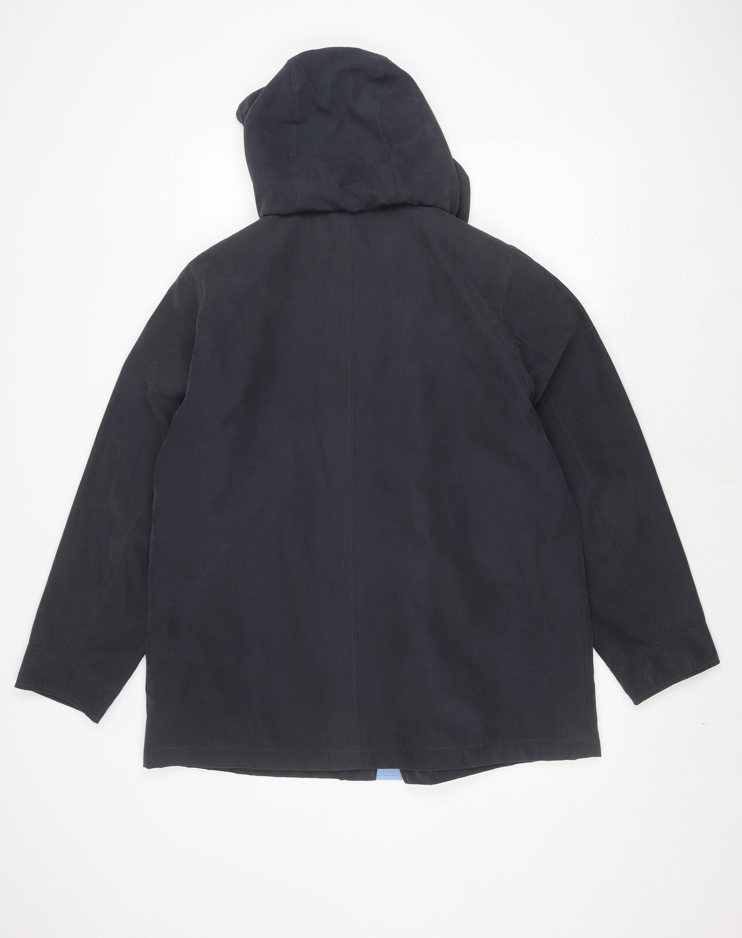 Katherine Hammond Women's Black Hooded Jacket Size 16