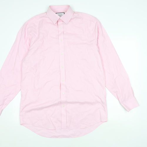 Charles Tyrwhitt Men's Pink Classic Fit Shirt S