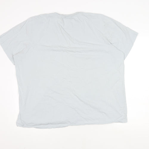 Adidas Men's White 2XL Cotton Crew Neck T-Shirt