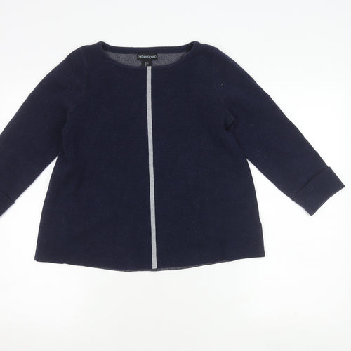 Cynthia Rowley Women's Blue Cardigan S, Long Sleeve