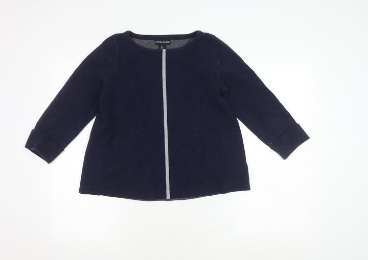Cynthia Rowley Women's Blue Cardigan S, Long Sleeve