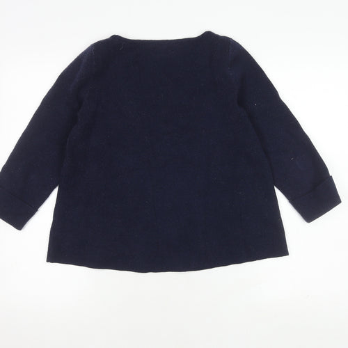 Cynthia Rowley Women's Blue Cardigan S, Long Sleeve