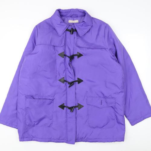 Anthology Women's Purple Toggle Coat Size 18