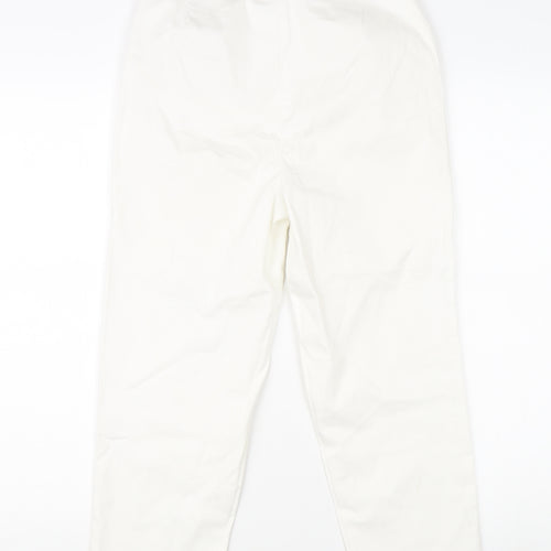 Marks and Spencer Women's White Trousers, Size 6