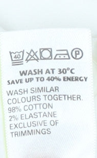 Marks and Spencer Women's White Trousers, Size 6