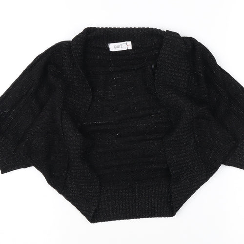Quiz Women's Black Knit Shrug M/L