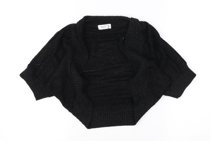 Quiz Women's Black Knit Shrug M/L