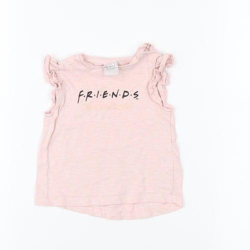 F.R.I.E.N.D.S Baby T-Shirt Unisex Pink 0-3M Lightweight Graphic