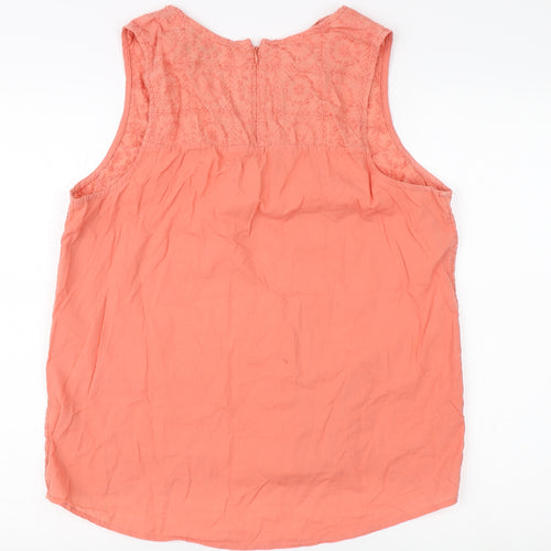 Next Women's Pink Embroidered Blouse Size 14