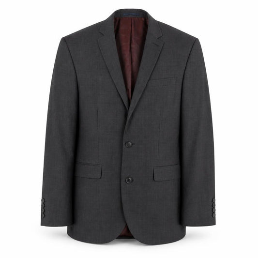 Front view of Next Men's Grey Blazer 38S Wool Blend