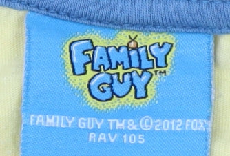 Family Guy Peter Griffin Men's 2XL Yellow Funny T-Shirt