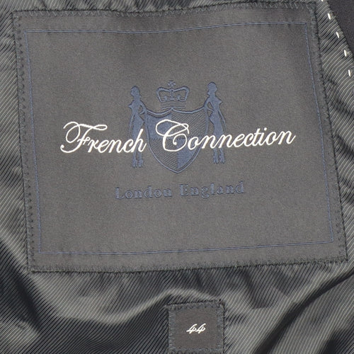 French Connection Men's Blue Blazer 44 Single-Breasted