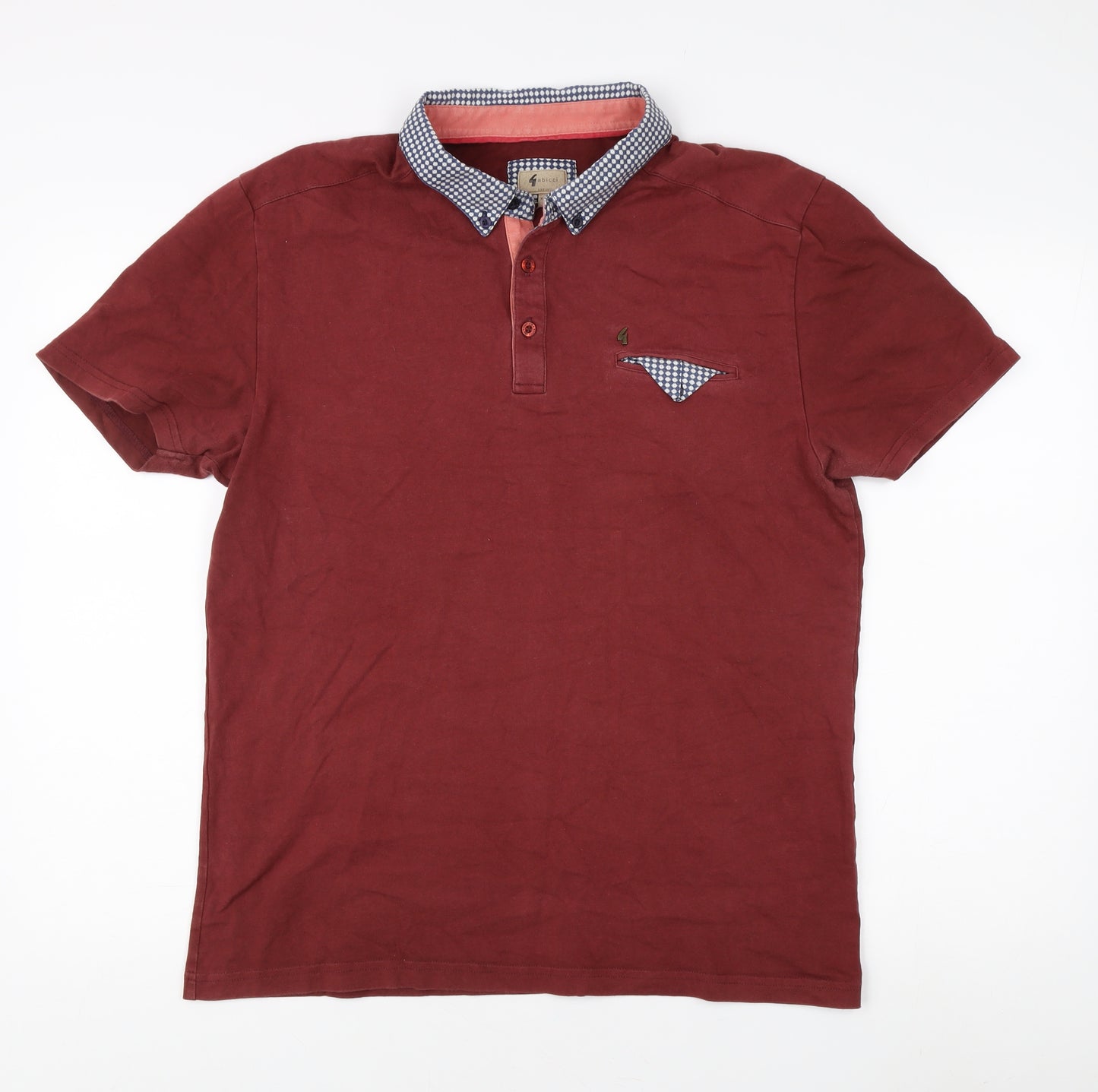 Gabicci Men's Red 2XL Classic Short Sleeve Polo