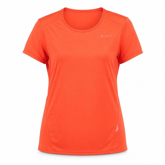 Front view of Quechua Men's Red Athletic T-Shirt -, size M
