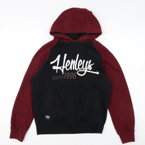 Henleys Teens Multicoloured Pullover Hoodie, Size 12 Plus