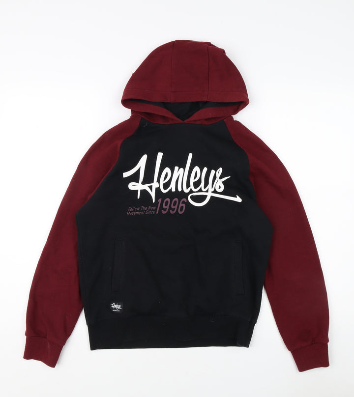 Henleys Teens Multicoloured Pullover Hoodie, Size 12 Plus