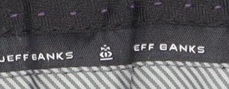 Jeff Banks Men's Black Suit Trousers, 34W 31L