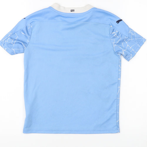 Puma Boys Blue Football Jersey 9-10 Years