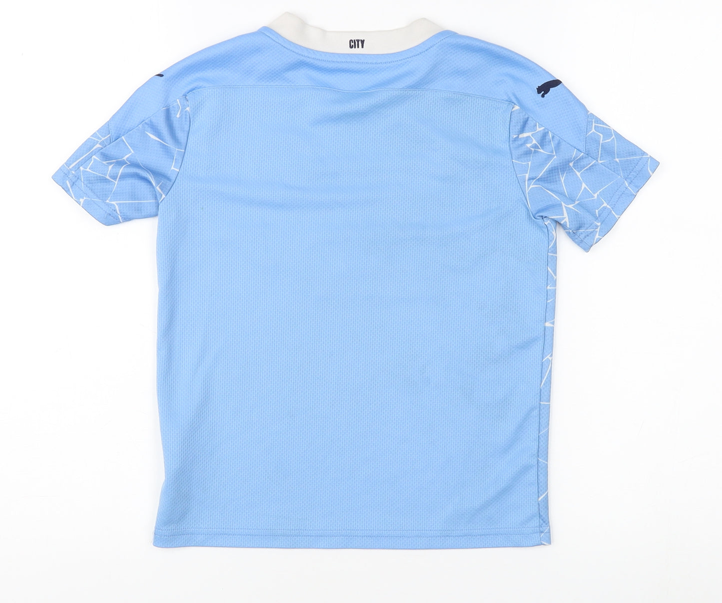 Puma Boys Blue Football Jersey 9-10 Years