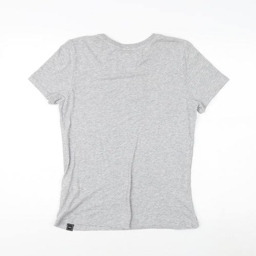Superdry Women's Grey Sequin T-Shirt Size 10