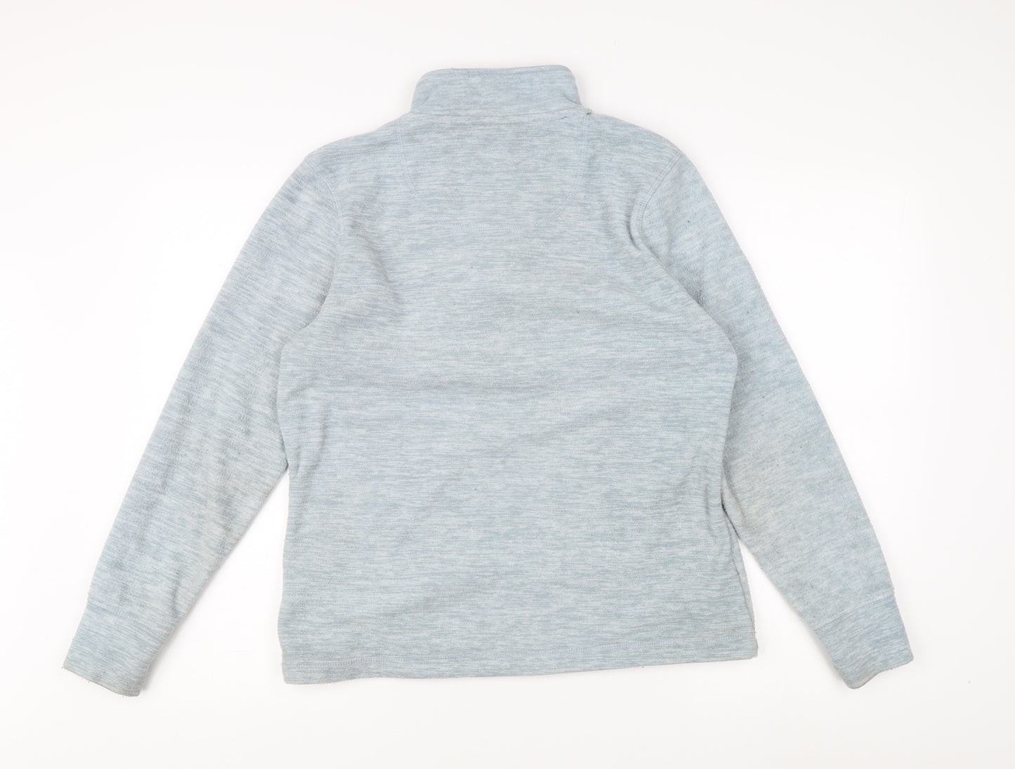 Weird Fish Women's Grey 1/4 Zip Sweatshirt Size 12