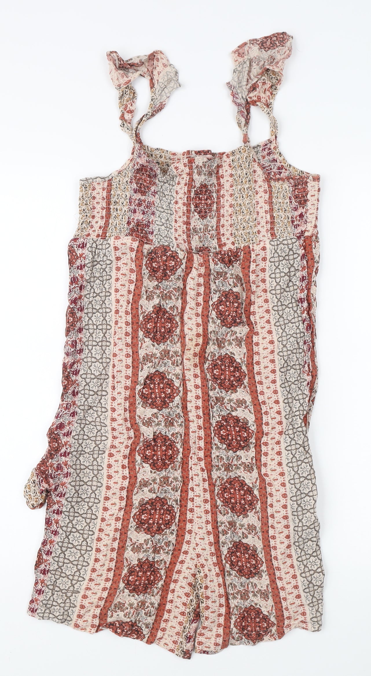 Next Girls Multicoloured Floral Playsuit - Size 14 Years