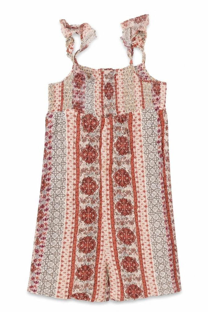 Front view of Next girls’ multicoloured floral playsuit -, size 14, years