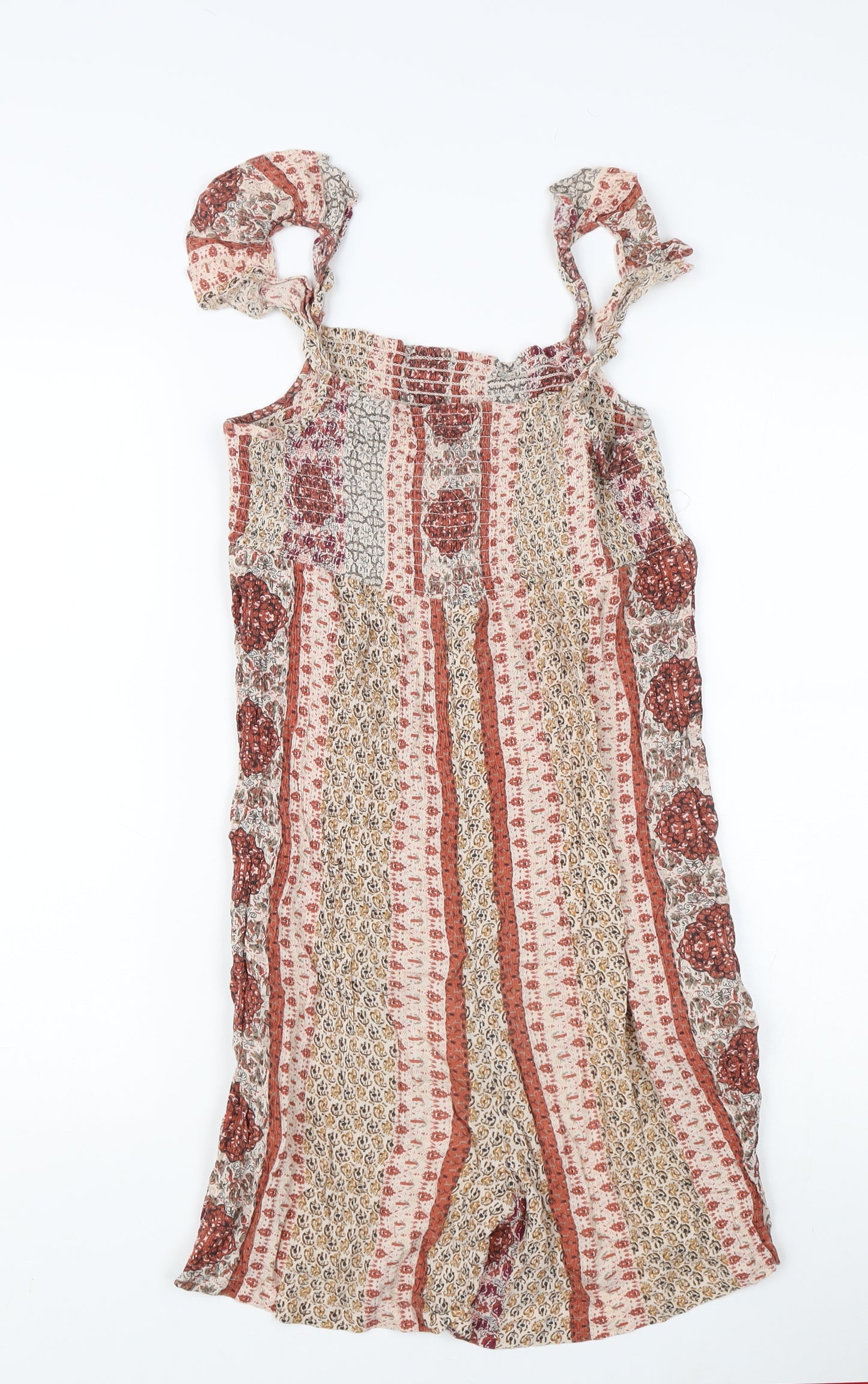 Next Girls Multicoloured Floral Playsuit - Size 14 Years