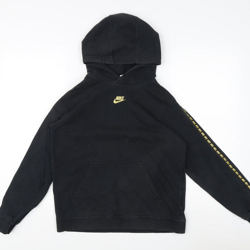 Nike Men's Black XL Pullover Hoodie with Logo