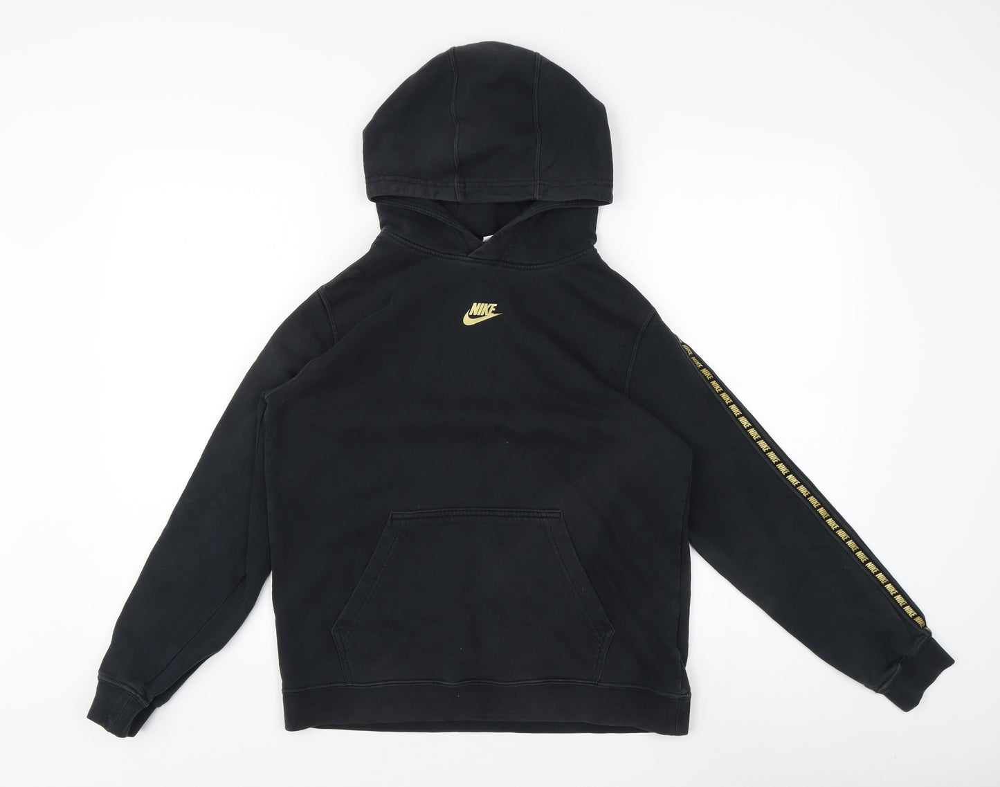 Nike Men's Black XL Pullover Hoodie with Logo