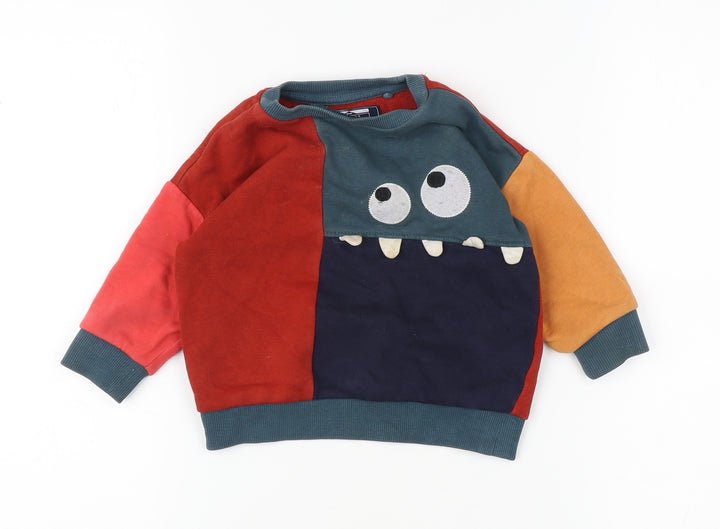 Next Unisex Multicoloured Animal Jumper, 9-12 Months