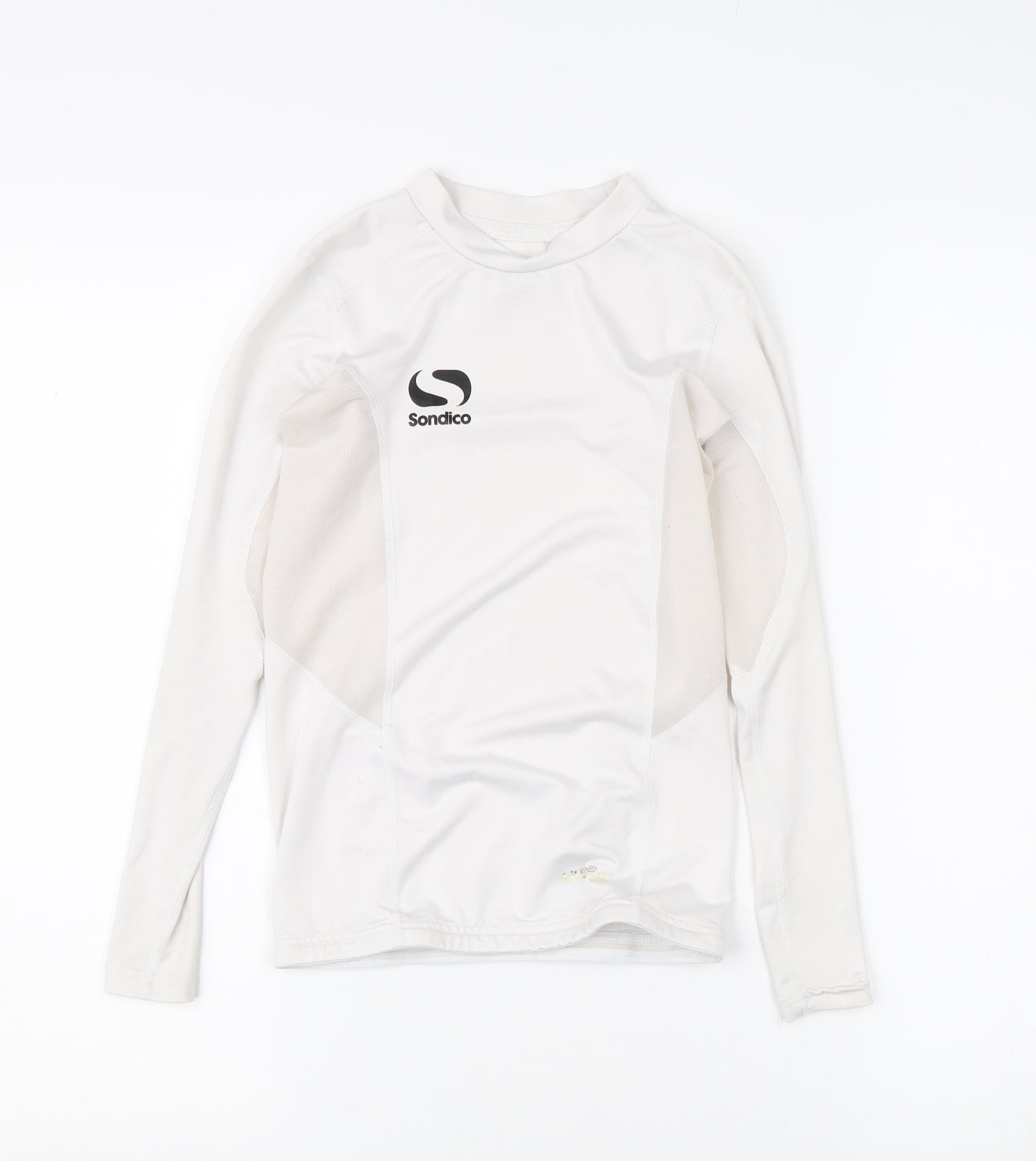 Sondico Boys' White Long Sleeve Performance Top Size 9-10