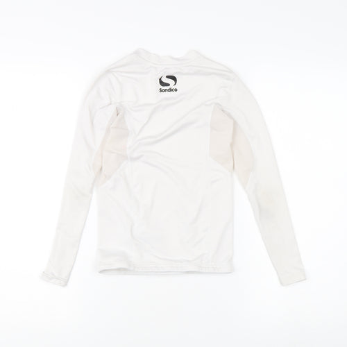 Sondico Boys' White Long Sleeve Performance Top Size 9-10