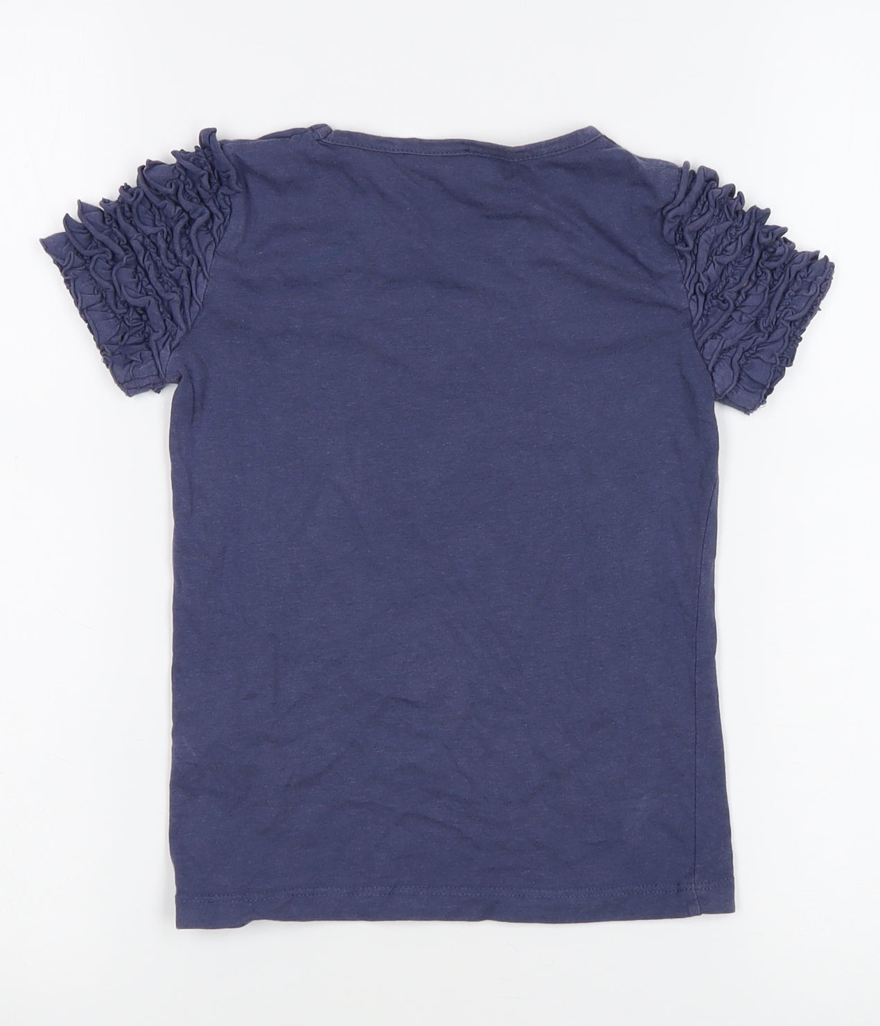 French Connection Girls' Blue T-Shirt, Age 8-9, Pullover Style