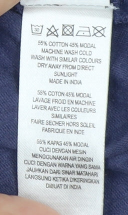 French Connection Girls' Blue T-Shirt, Age 8-9, Pullover Style