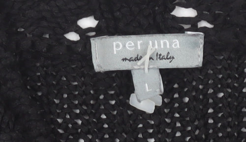 Per Una Women’s Black Cardigan, L, 3/4 Sleeve Knit