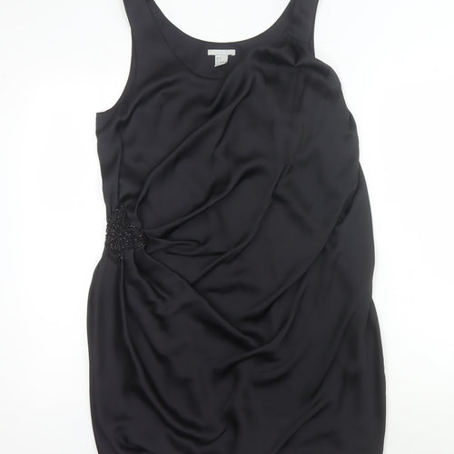 H&M Women's Black Sheath Dress 10 Party