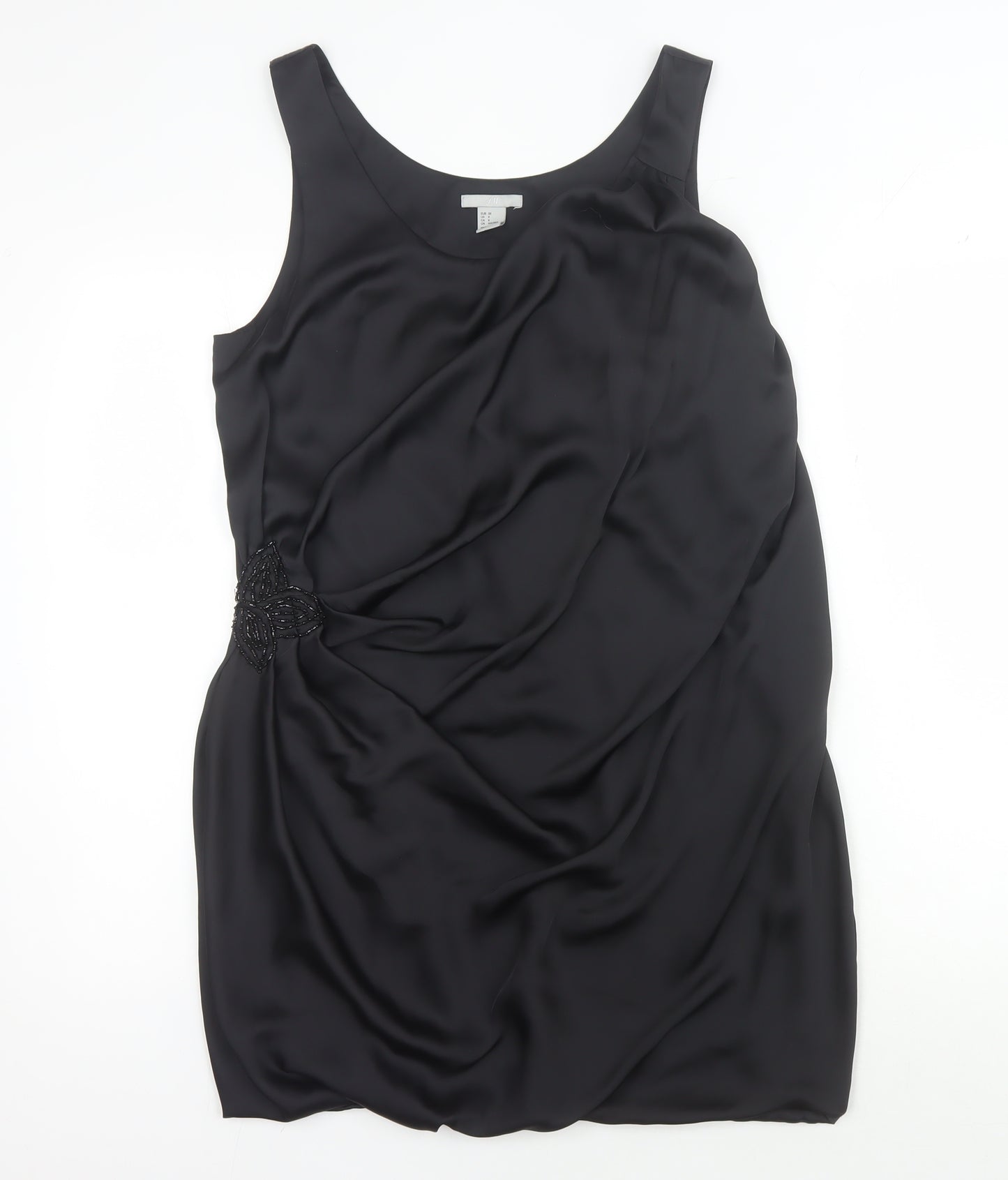 H&M Women's Black Sheath Dress 10 Party