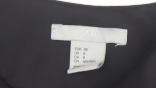 H&M Women's Black Sheath Dress 10 Party