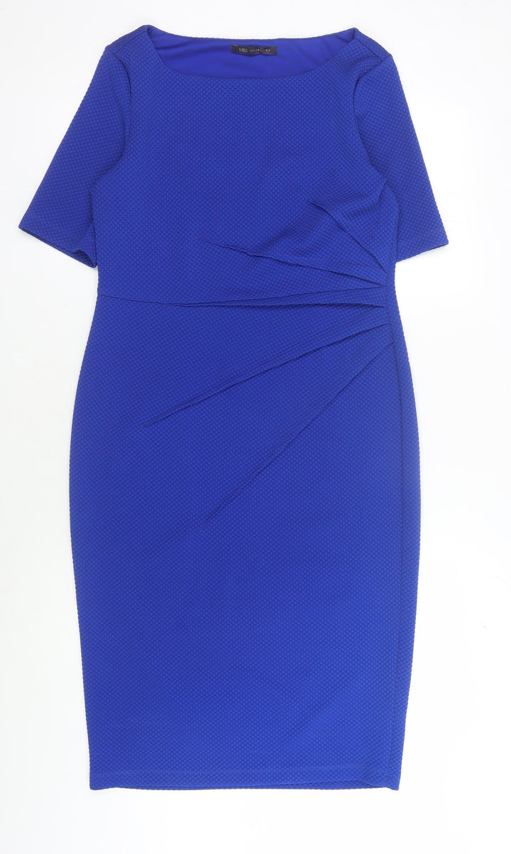 Marks and Spencer Women's Blue Bodycon Dress