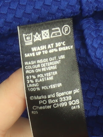 Marks and Spencer Women's Blue Bodycon Dress