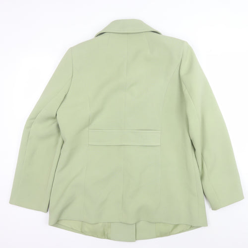 Heather Valley Women's Green Blazer, Regular Fit