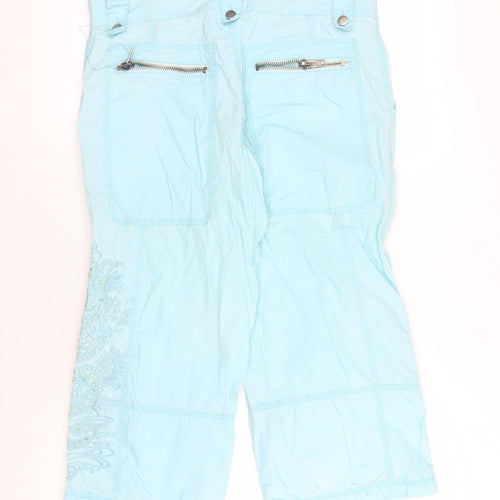 New Look Women’s Blue Cargo Trousers Size 12